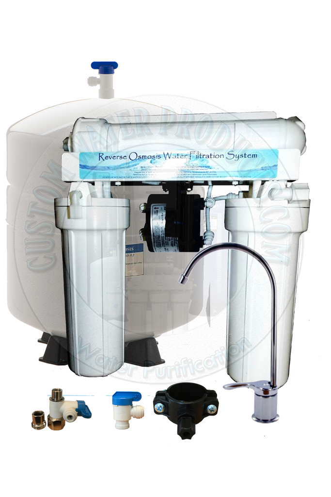 3 Stage Reverse Osmosis System with Permate Pump