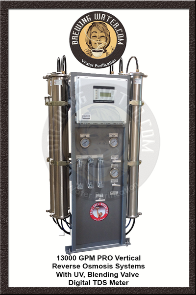 CWP 13,000 GPD Pro Reverse Osmosis System With Blending Valve and UV